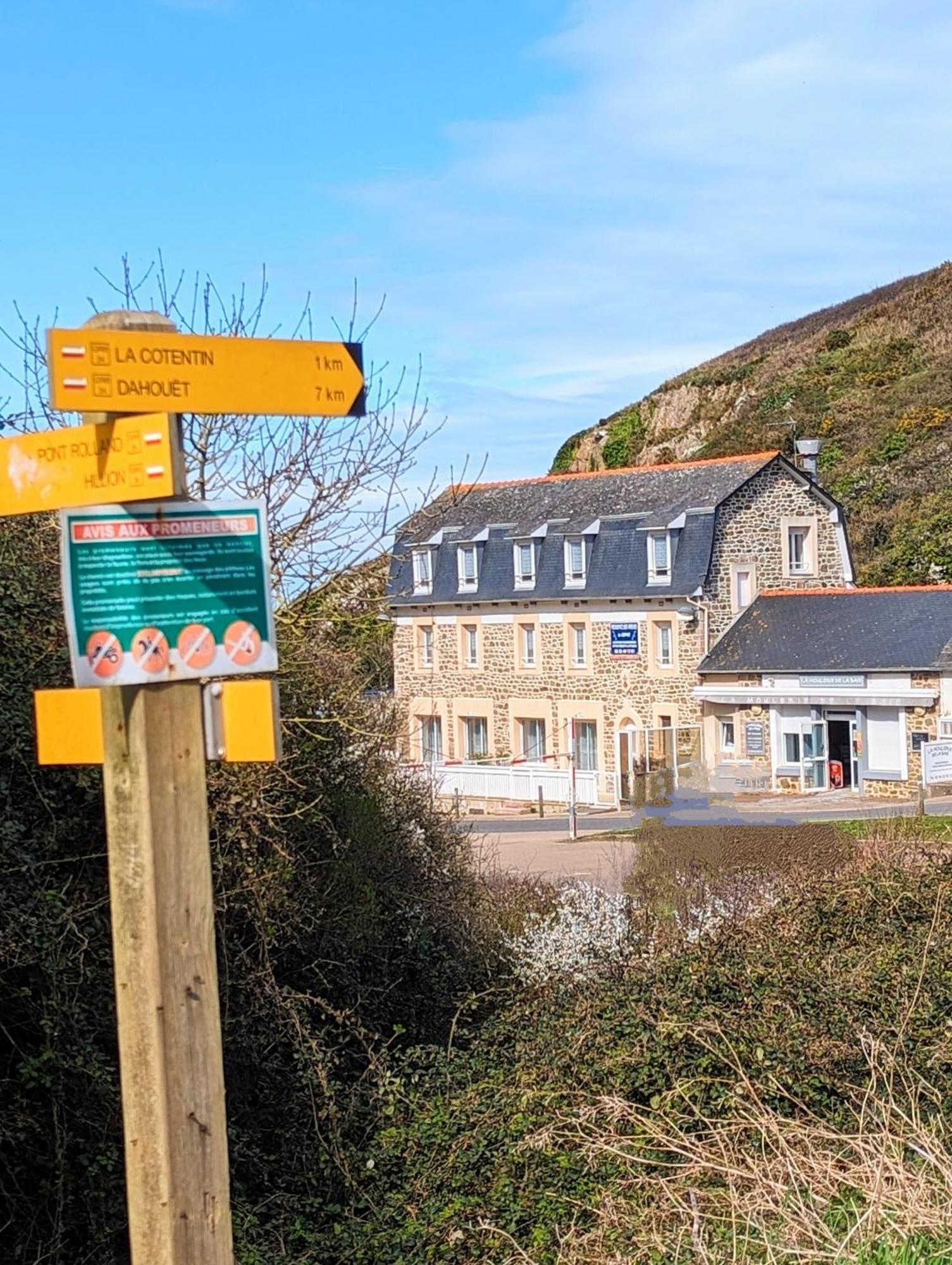 Appart' Avec Grande Terrasse Vue Mer -50M Plage Et Du Sentier De Randonnee Planguenoual Exterior foto