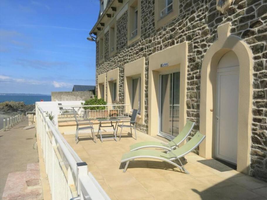 Appart' Avec Grande Terrasse Vue Mer -50M Plage Et Du Sentier De Randonnee Planguenoual Exterior foto